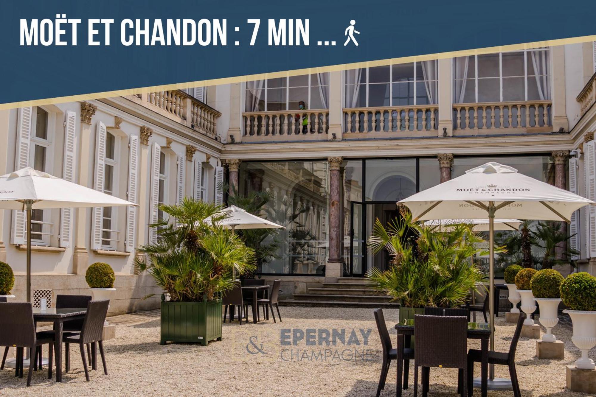 Studio 86 - Climatisation & Proche Centre-Ville- 2 Personnes - Bnb Epernay Ngoại thất bức ảnh